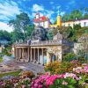 Gardens of North Wales Portmeirion paint by numbers