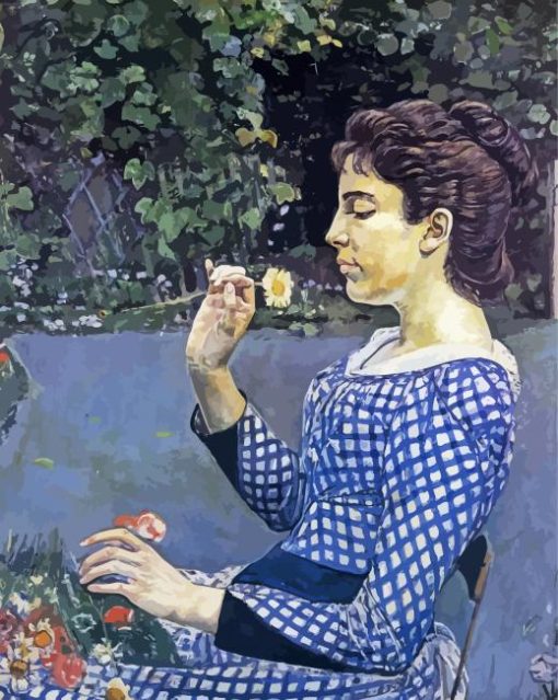 Helene Weigle Portait Hodler Art paint by numbers