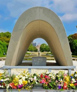 Hiroshima Peace Memorial Park paint by numbers