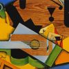 Juan Gris Still Life with Guitar paint by numbers