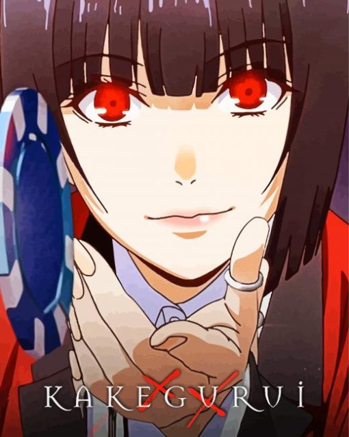 Kakegurui Anime paint by numbers