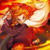 Kyojuro Rengoku Demon Slayer Anime paint by numbers