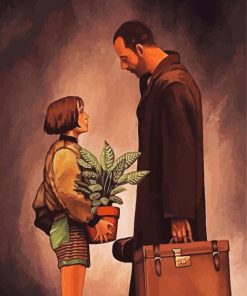 Leon and Mathilda paint by numbers