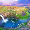 Palouse falls State Park paint by numbers