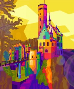 Pop Art Castle paint by numbers