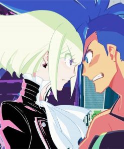 Promare paint by numbers