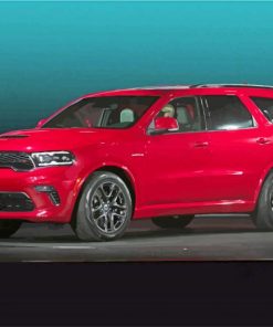 Red Durango Car paint by numbers