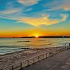 Sunset Aberdeen Beach paint by numbers