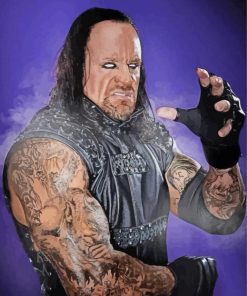 Undertaker Wrestler paint by numbers