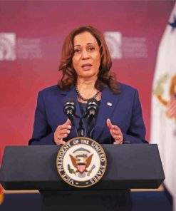 Us Vice President Kamala Harris paint by numbers