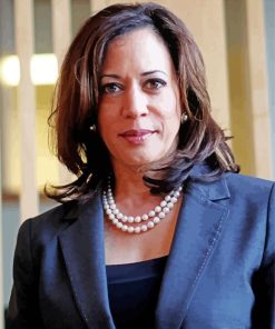 Vice President Kamala Harris paint by numbers