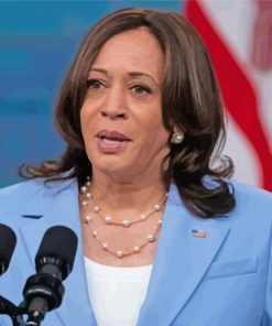 Vice President of the United States Kamala Harris paint by numbers