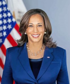 Vice President of The Us Kamala paint by numbers