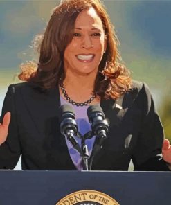 Vice President of Us Kamala paint by numbers