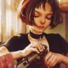 Warrior Mathilda paint by numbers