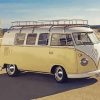 White Kombi Van paint by numbers