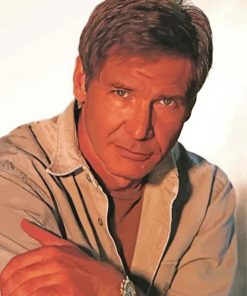 Young Actor Harrison Ford paint by numbers