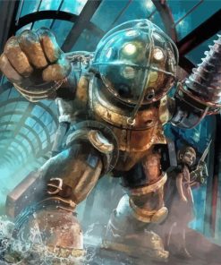 Aesthetic Bioshock paint by numbers