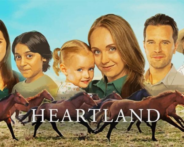 Aesthetic Heartland Movie paint by numbers