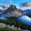 Aesthetic Virginia Mountains paint by numbers