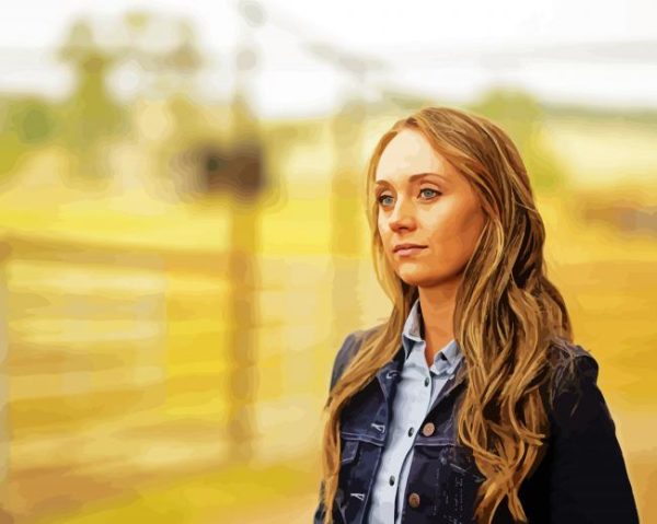 Amber Marshall Actress paint by numbers