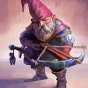 Archer Gnome paint by numbers