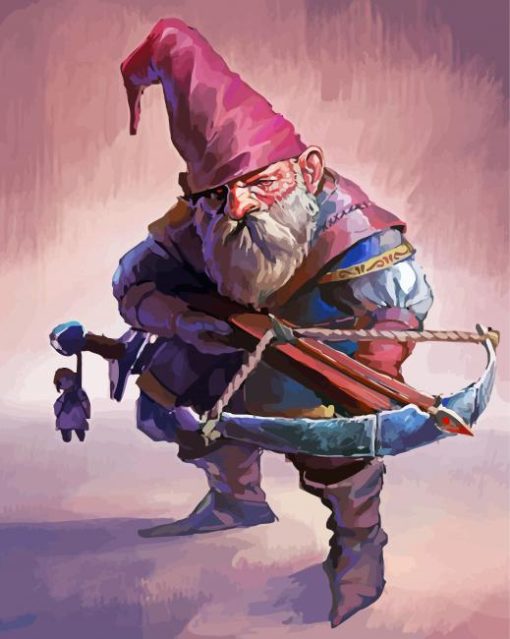 Archer Gnome paint by numbers