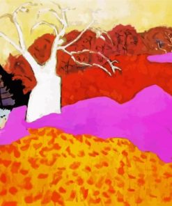 Autumn by Milton Avery paint bynu