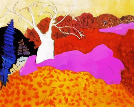 Autumn by Milton Avery paint bynu