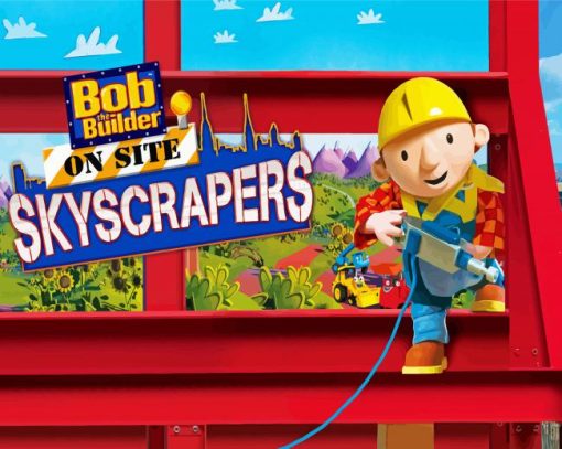 Bob The Builder Animation paint by numbers