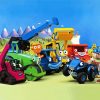 Bob The Builder Characters paint by numbers