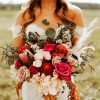 Boho Bridal Bouquet paint by numbers