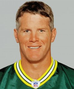 Brett Favre paint by numbers