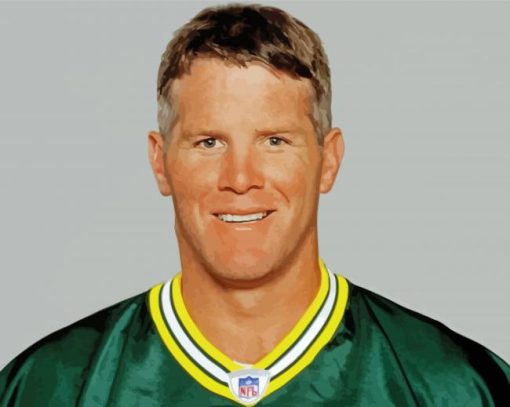 Brett Favre paint by numbers