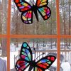 Butterflies Suncatcher paint by numbers