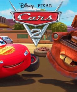 Cars 2 Characters paint by numbers