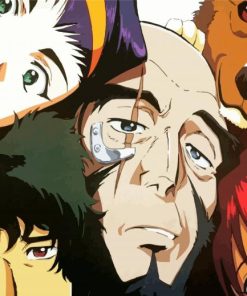 Cowboy Bebop Manga Anime paint by numbers