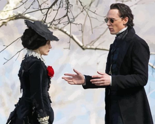 Crimson Peak and Lucille Sharpe paint by numbers