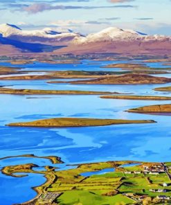 Croagh Patrick Landscape paint by numbers