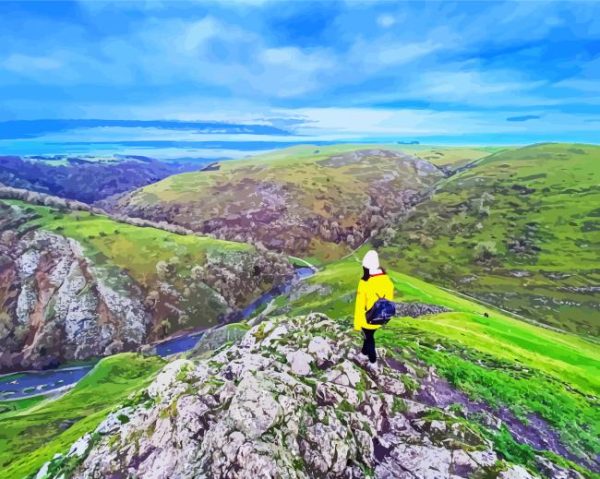 Dovedale Valley paint by numbers