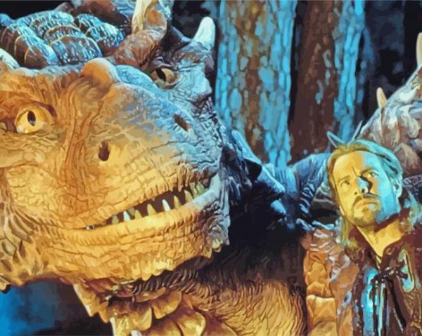 Dragonheart Characters paint by numbers