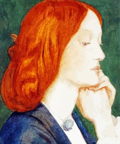 Elizabeth Siddal paint by numbers