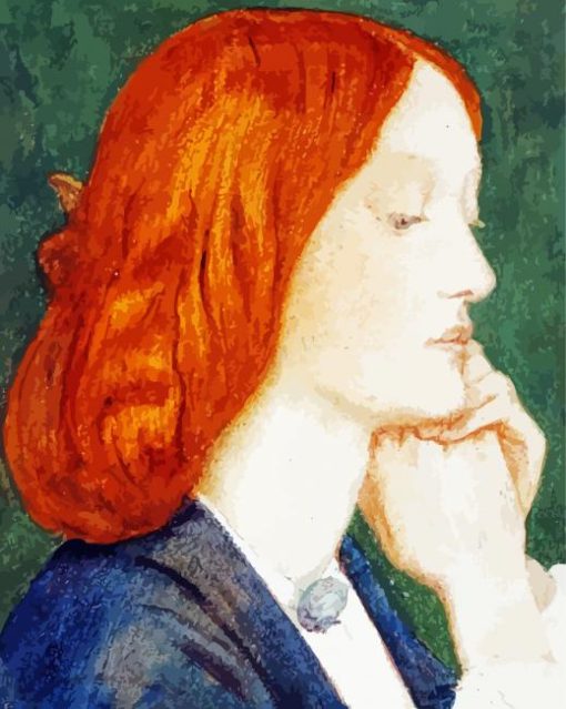 Elizabeth Siddal paint by numbers