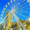 White Fairground Ride paint by numbers