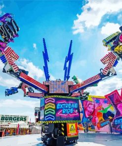 Fairground Ride paint by numbers