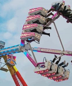 Fairground Rides paint by numbers