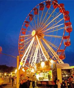 Fairground Ride paint by numbers