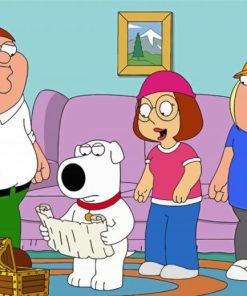 Family Guy Characters paint by numbers