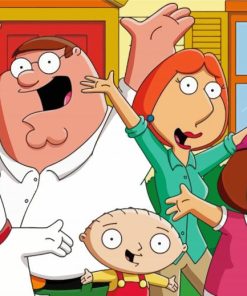 Family Guy paint by numbers