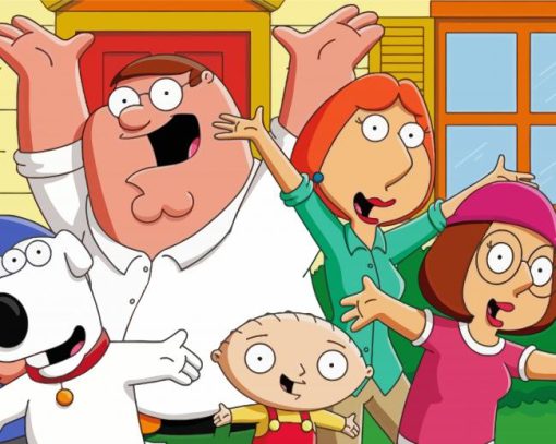 Family Guy paint by numbers